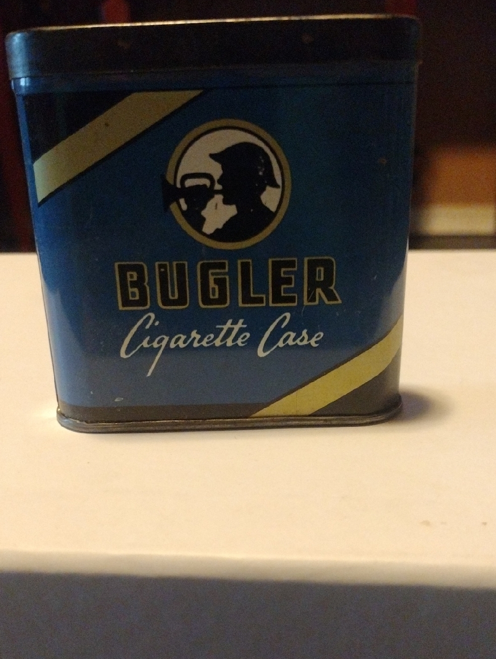 Bugler Blue Tin Cigarette Case